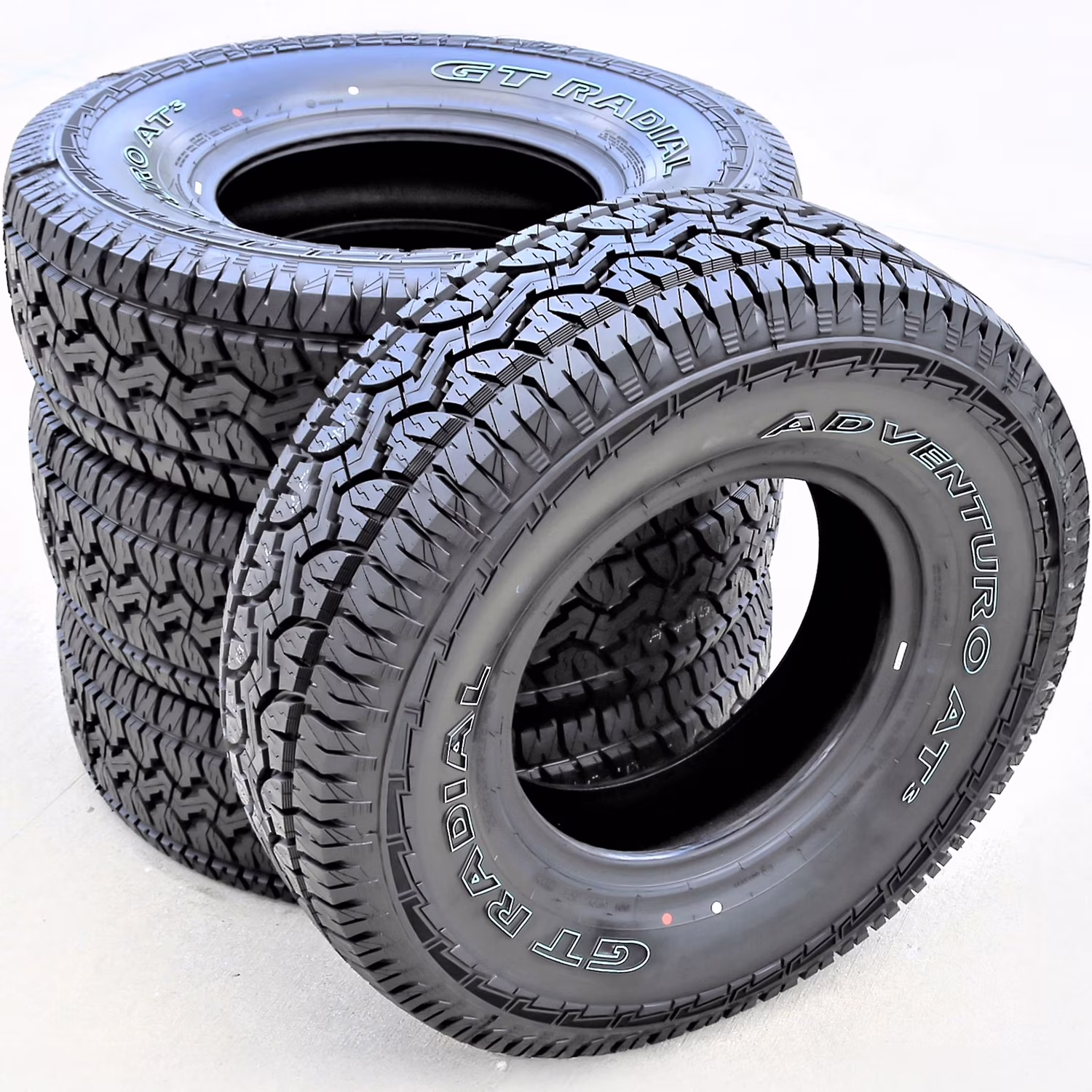 Set of 4 (FOUR) GT Radial Adventuro AT3 265/70R17 113T A/T All Terrain Tires Fits: 2014-18 Chevrolet Silverado 1500 WT, 2010-20 GMC Sierra 1500 SLE