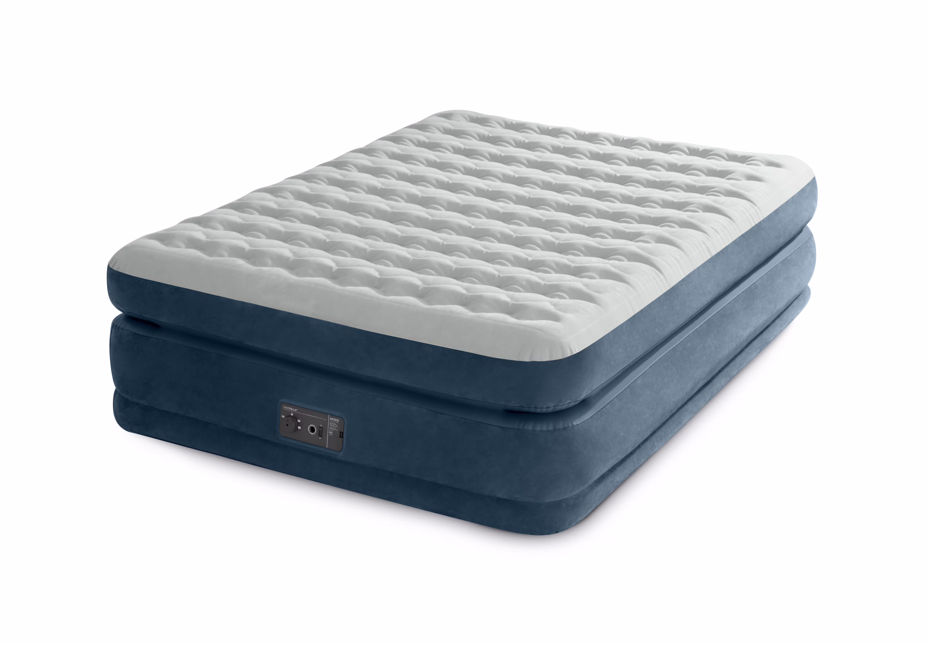 Intex 22in Queen Dura-Beam Control Comfort Air Mattress with Internal Pump