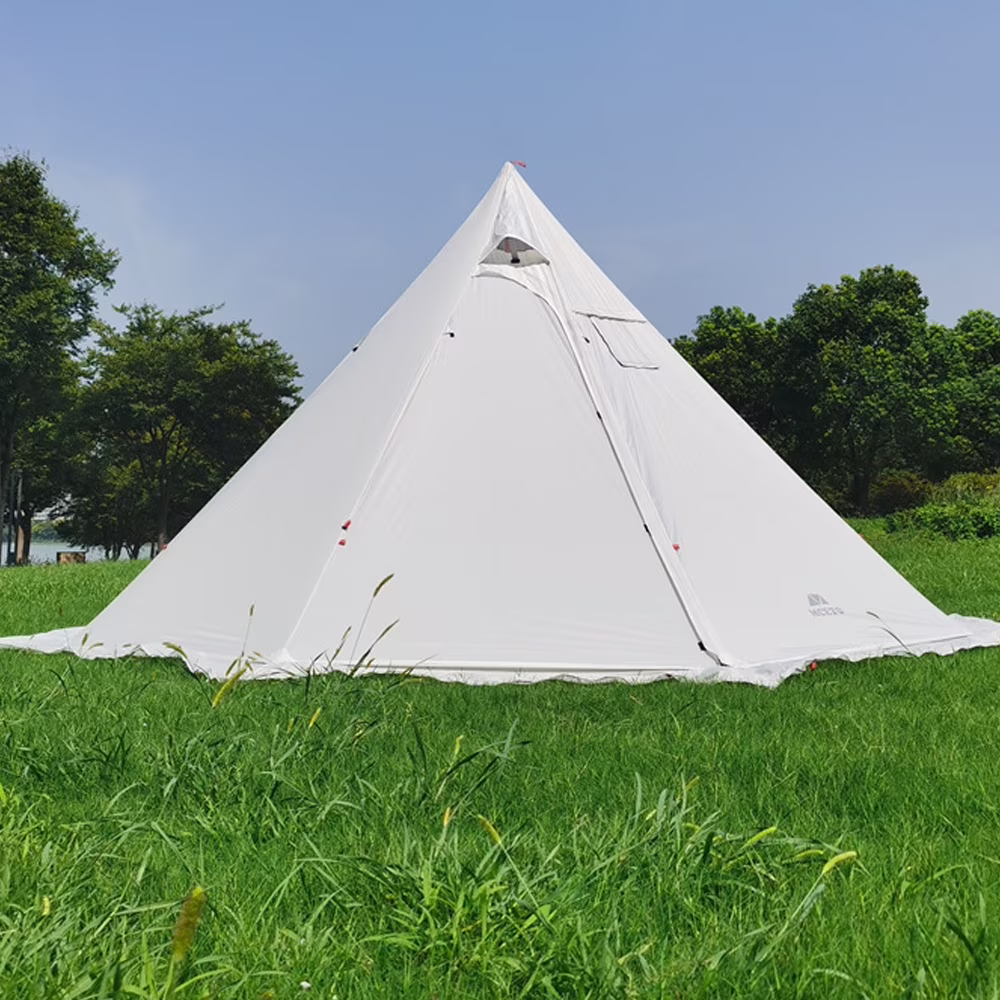 Tent,4-6 People Tipi Tent With Stove Tipi Tent Stove Pyramid Tent White With Stove Pyramid Siuke Mewmewcat
