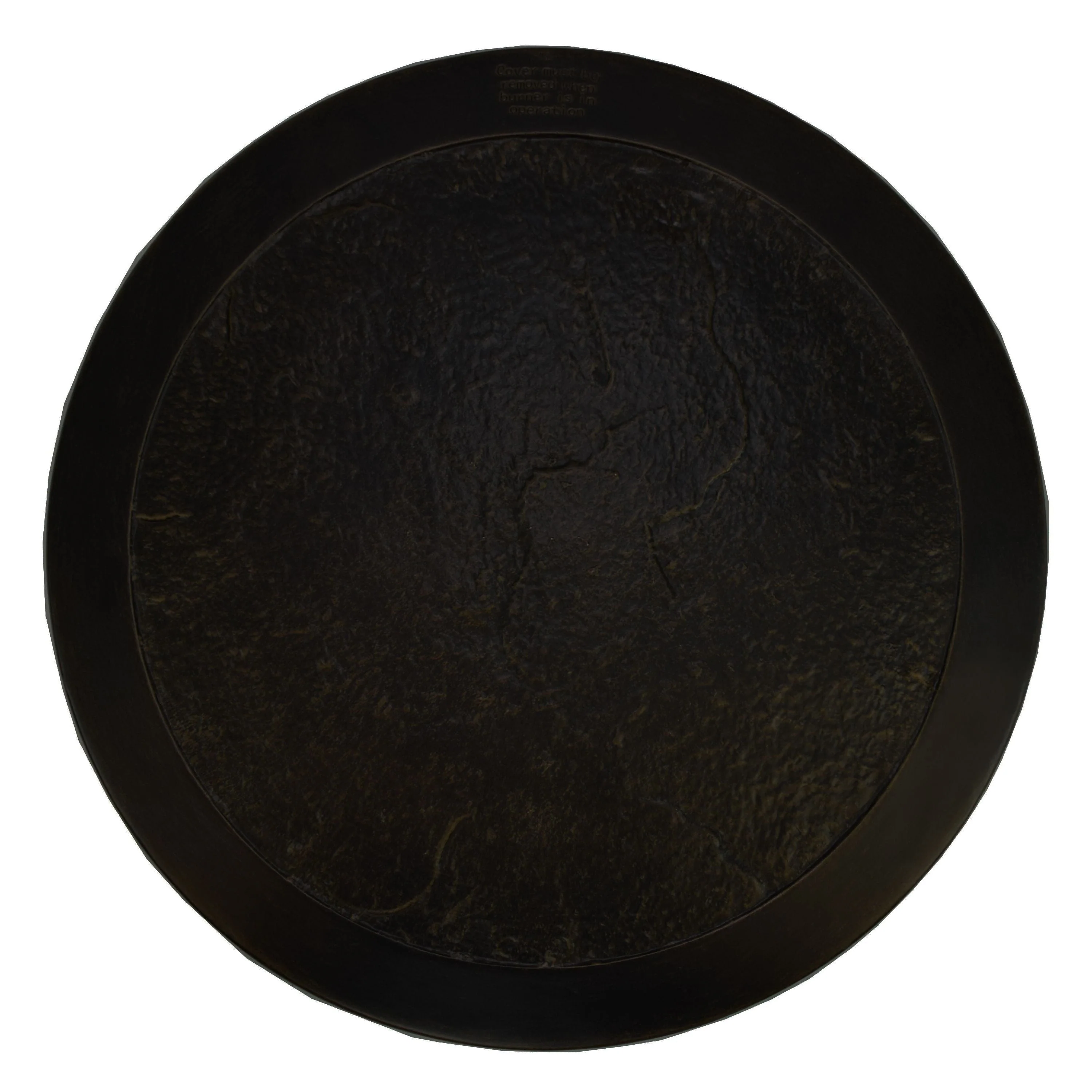 CC Outdoor Living 22” Antique Bronze Round Heavy Duty Lazy Susan and Fire Pit Table Cover