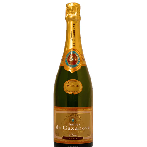 cacbf7c40d57760c6b0ea6744e3ef988c81972f08c50610843f59a53a92c9298 Charles de Cazanove Brut Premier Cru NV - 750ML - Image 1