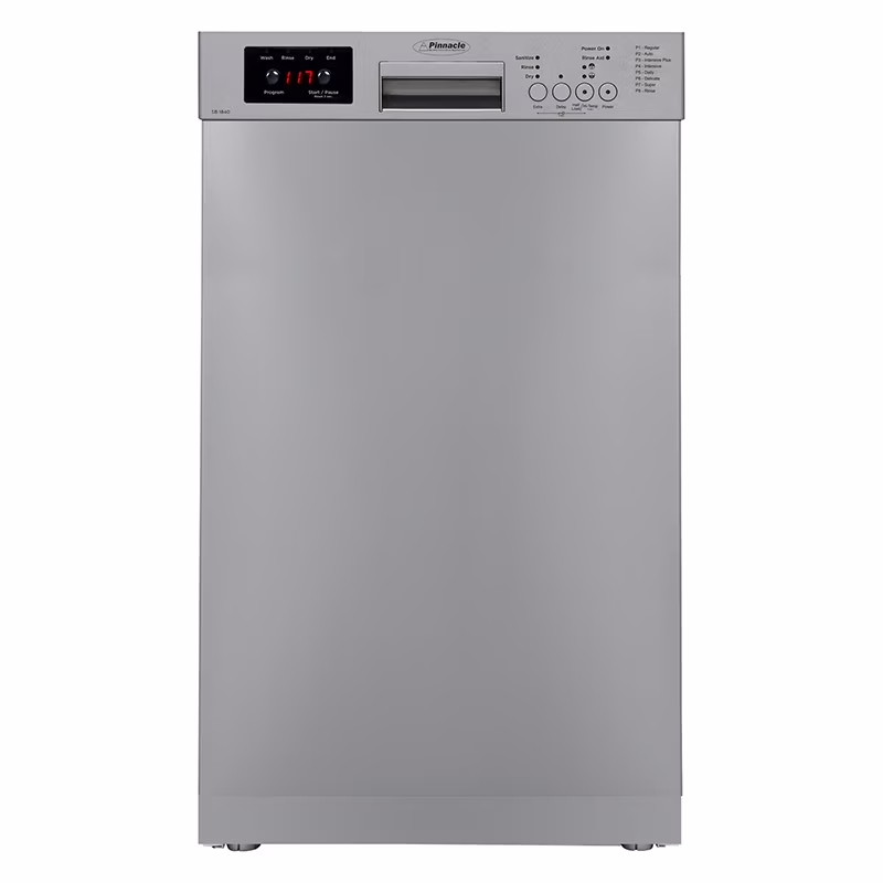 Equator 18"Dishwasher Europe ADA Builtin 10 Place Sani Delay 1/2 Load 51dB