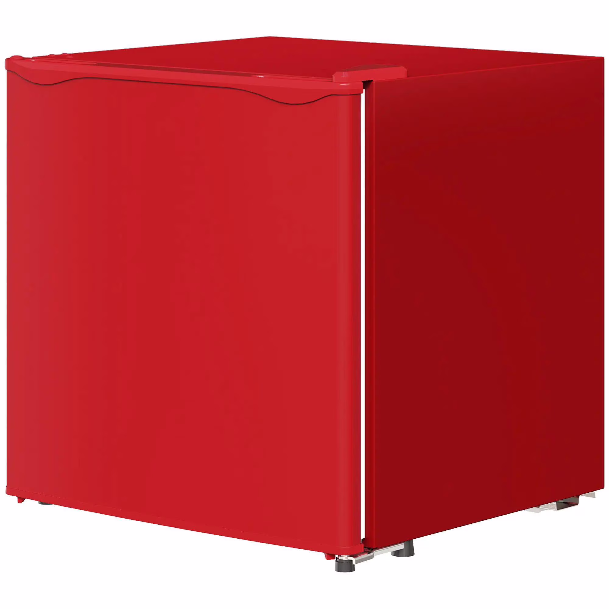 Resenkos 1.1 Cu.Ft Countertop Mini Freezer, Compact Upright Freezer with Removable Shelves, Red